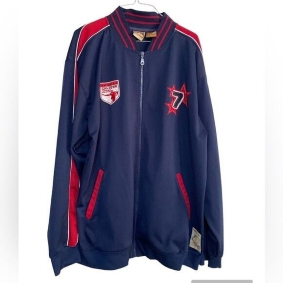 Chi town throwback athletic jacket vintage 1935 mens size XL - Picture 1 of 8